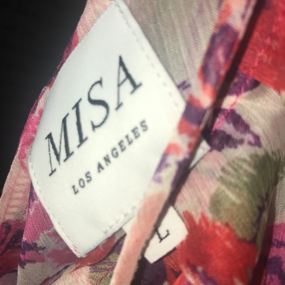 MISA Diana Floral Chiffon Maxi Dress - Picture 9 of 13